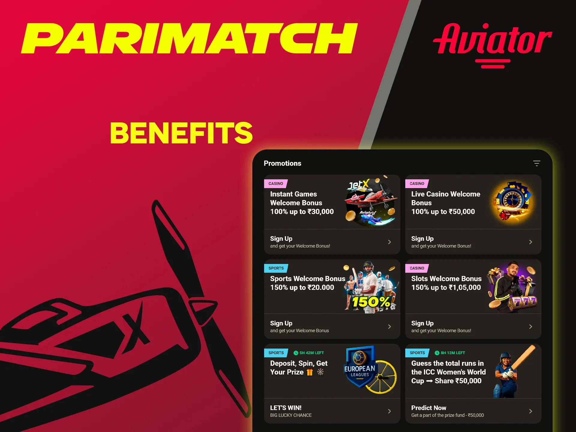 We will show you how Parimatch stands out for playing Aviator.