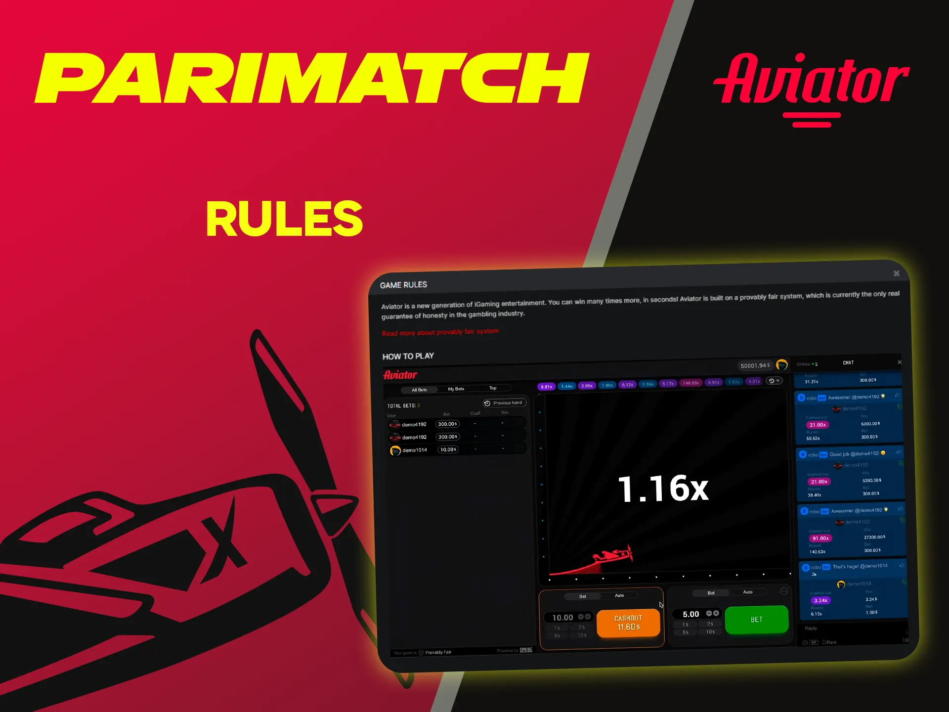 Carefully study the rules of the Aviator game on Parimatch.